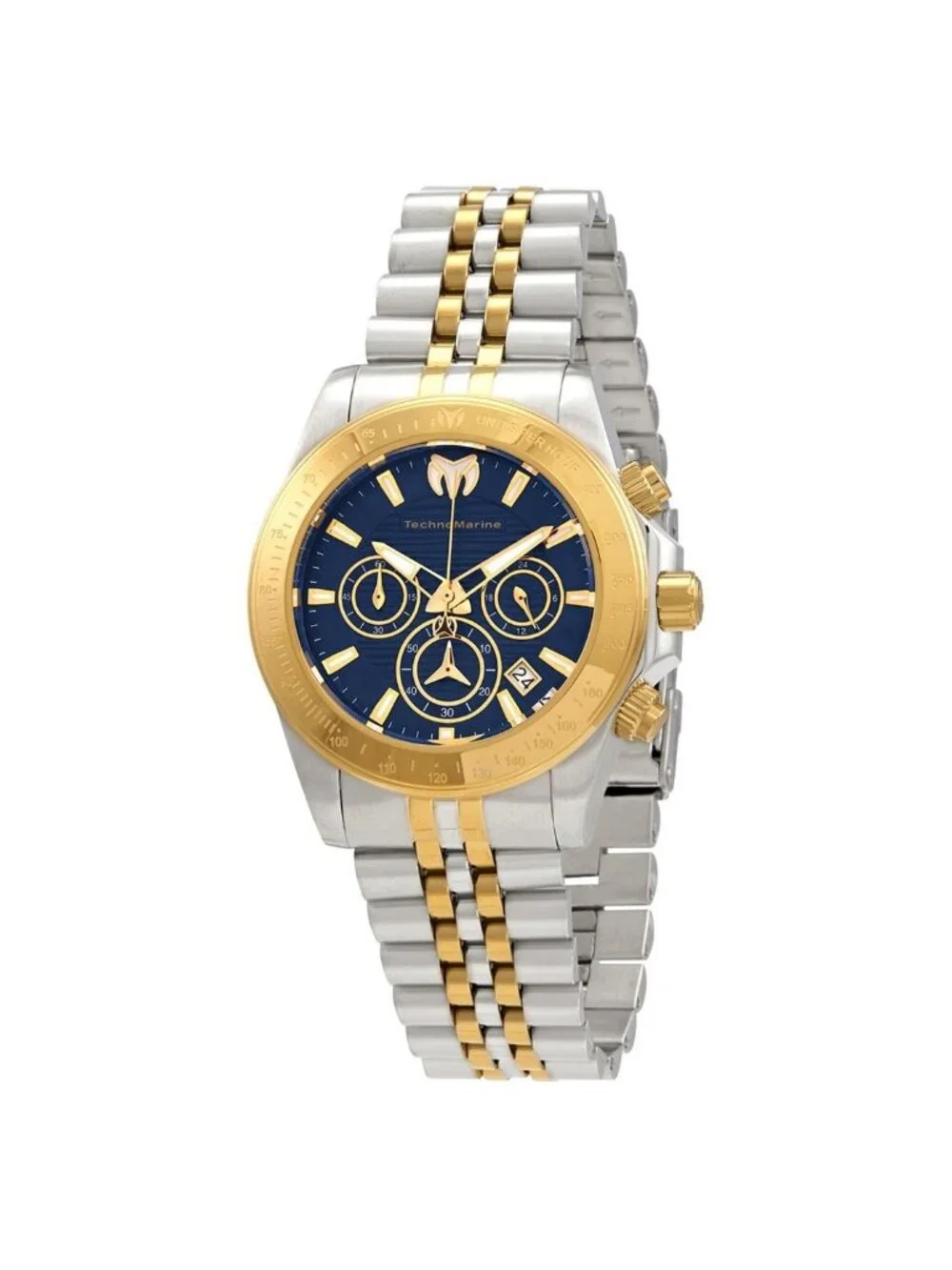 NWT Technomarine Manta Ray Chronograph Blue Dial Men's Watch